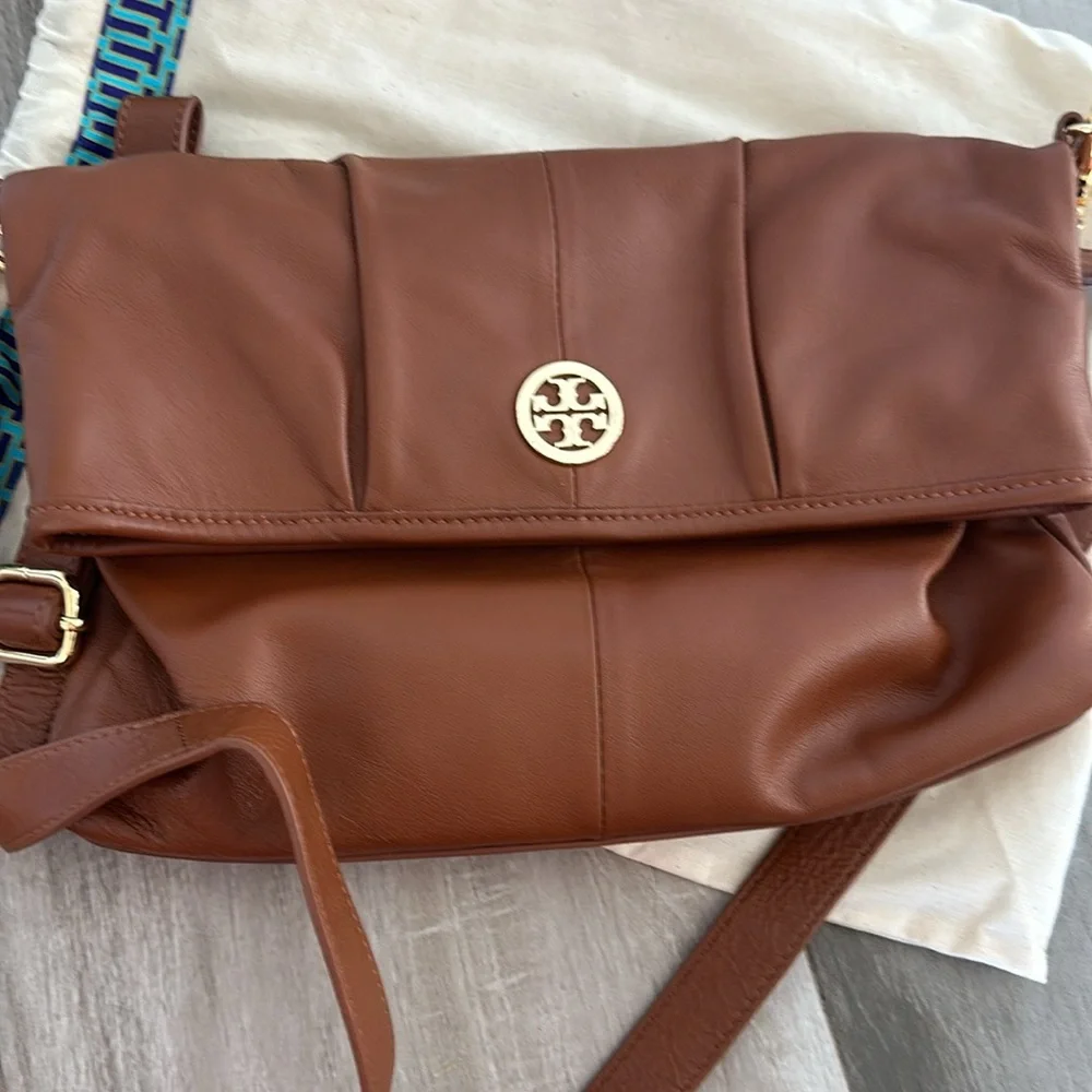 Tory Burch Fold Over Messenger Bag